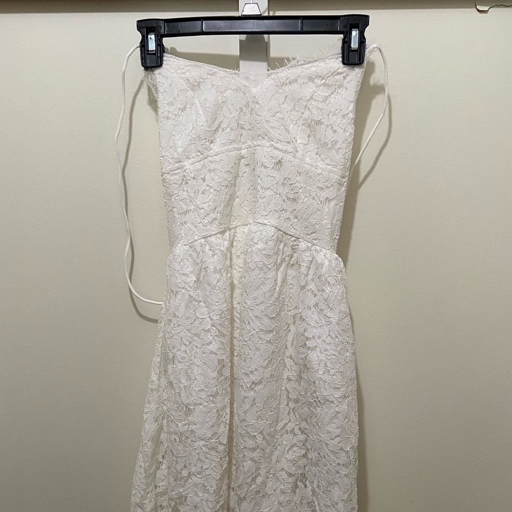 white floral size 2 mini dress shein